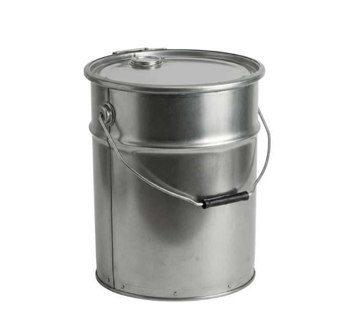 ペール缶　透過