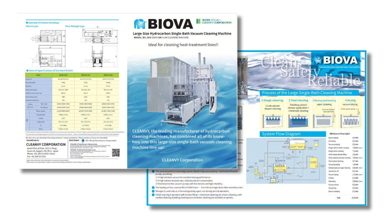 Biova Brochure en 表紙 透過