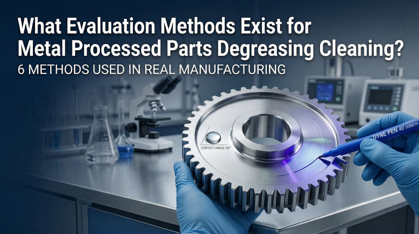 Evaluation Methods Exist for Metal Processed Parts Degreasing Cleaning
